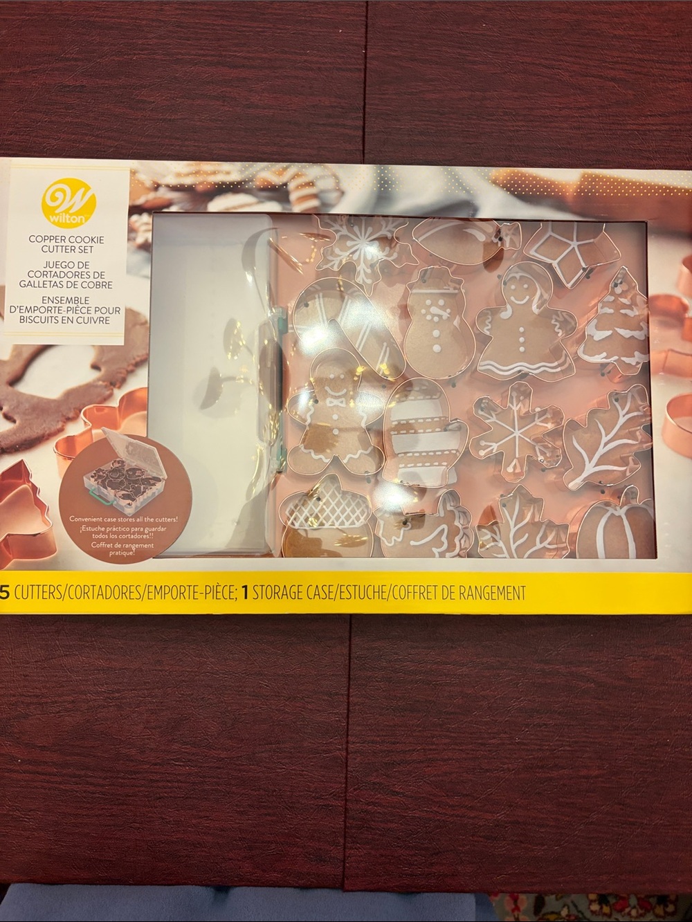 Wilton Copper Holiday Cookie Cutter Set -